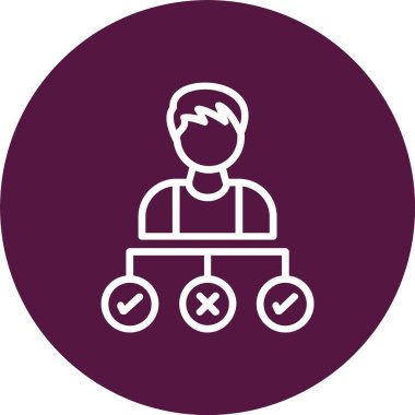 Decision Making Vector Icon Design