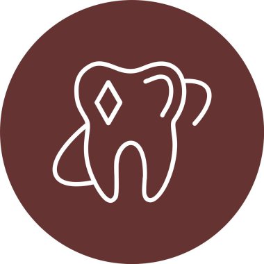 Temiz Diş Vektörü Simgesi Tasarımı