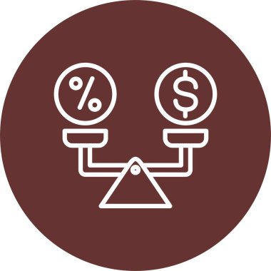 Dengelenmiş Vektör Simgesi Tasarımı