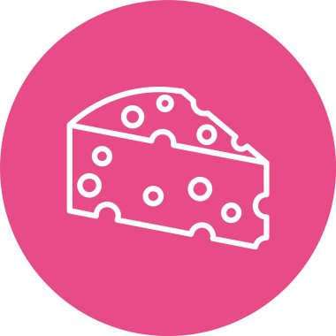 Peynir Vektörü Simgesi Tasarımı