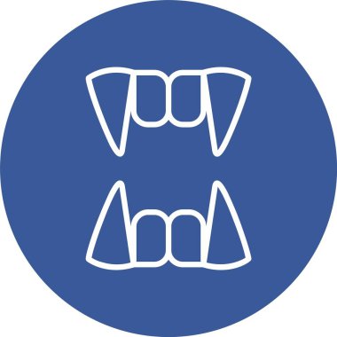 Vampir Vektör Simgesi Tasarımı