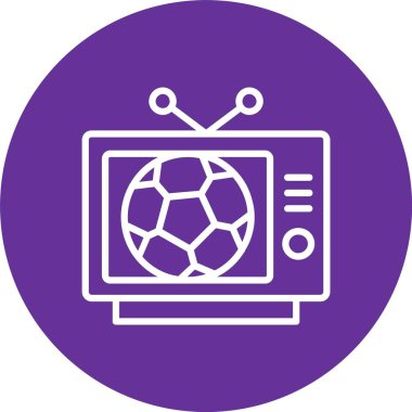 Television Vector Icon Design