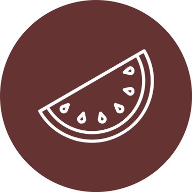 Watermelon Vector Icon Design
