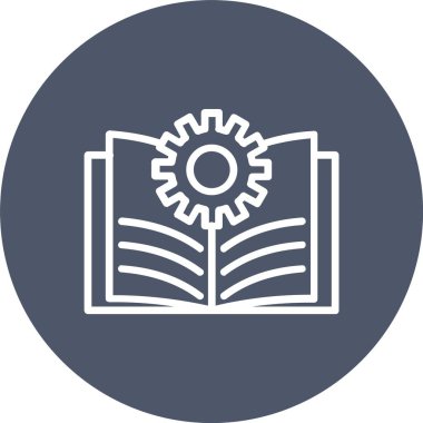 Kitap Vektörü Simgesi Tasarımı