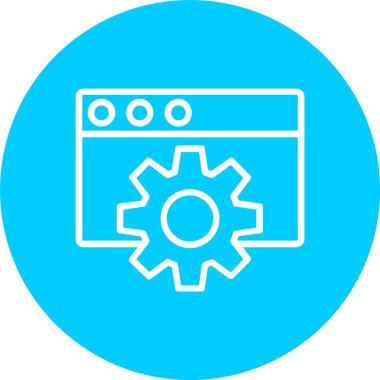 Web Setting Vector Icon Design
