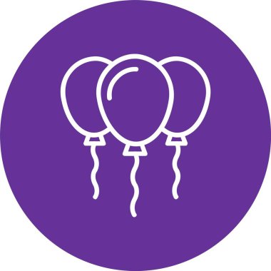 Balloons Vector Icon Design