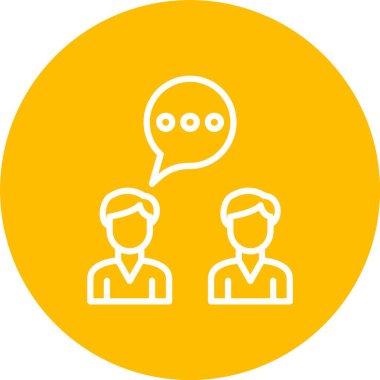 Conversation Vector Icon Design