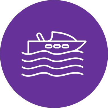 Boat Vector Icon Design