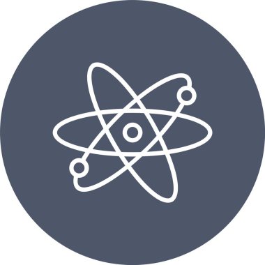 Nükleer Güç Sembol Vektör Simgesi Tasarımı