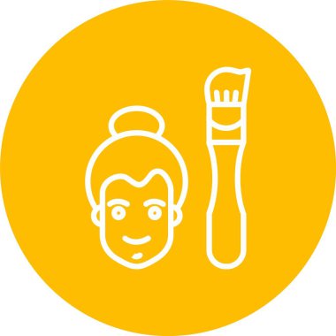 Makyaj Vektörü Simgesi Tasarımı