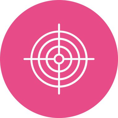 Hedef vektör simgesi tasarım