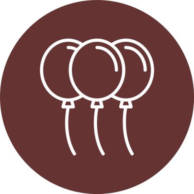 Balloons Vector Icon Design