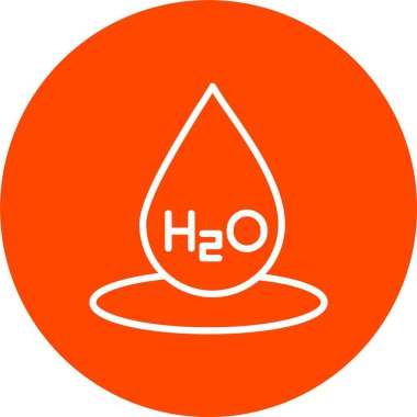 H2o Vektör Simgesi Tasarımı