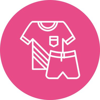 Spor Giyim Vektör Simgesi Tasarımı