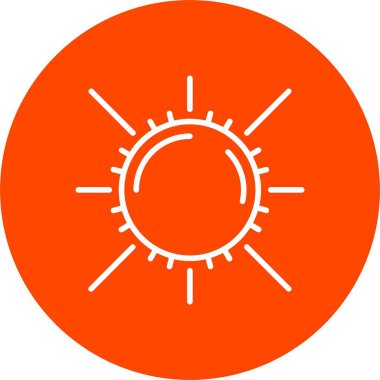 Sun Vector Icon Design