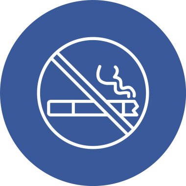 No Smoking Vector Icon Design