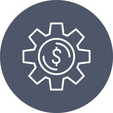 Para Yönetimi Vektör Vektör Simgesi Tasarımı