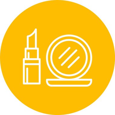 Makyaj Vektörü Simgesi Tasarımı