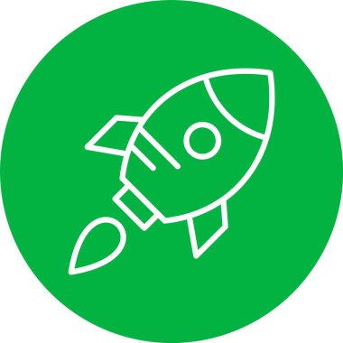 Rocket Vector Icon Design