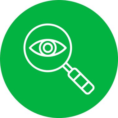Magnifying Glass Vector Icon Design