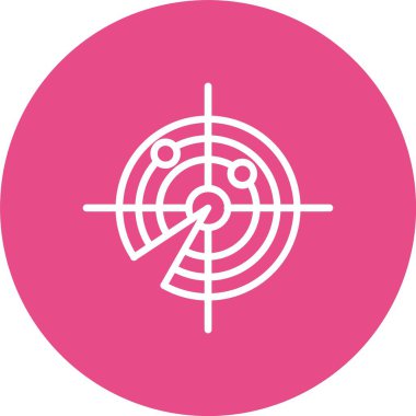 Radar Vector Icon Design