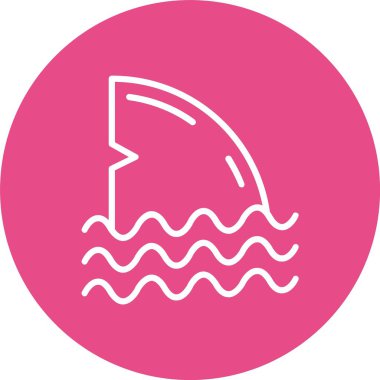 Fin Vektör Simgesi Tasarımı