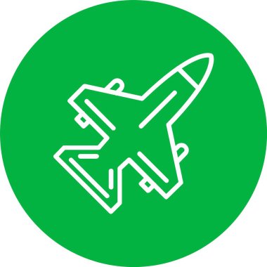 jet Vector Icon Design