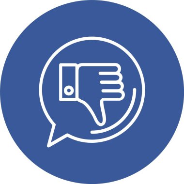 Dissatisfied Vector Icon Design