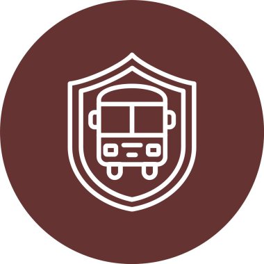 Travell Insurance Vector Icon Design