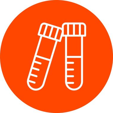 Test Tubes Vector Icon Design