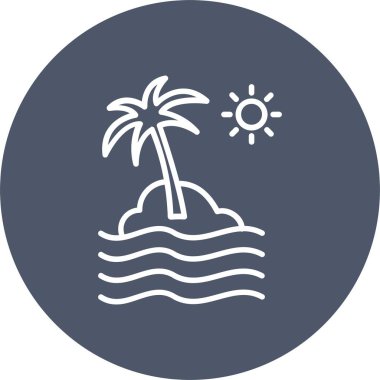 Beach Vector Icon Design