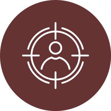 Amaç Vektör Simgesi Tasarımı