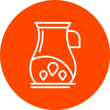 Water Jug Vector Icon Design