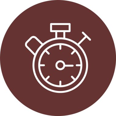 Stopwatch Vector Icon Design