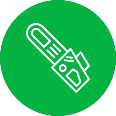Chainsaw Vector Icon Design