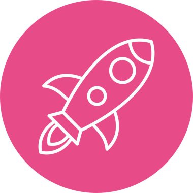 Rocket Vector Icon Design