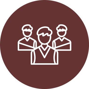 Liderlik Vektör Simgesi Tasarımı