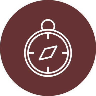 Compass Vector Icon Design
