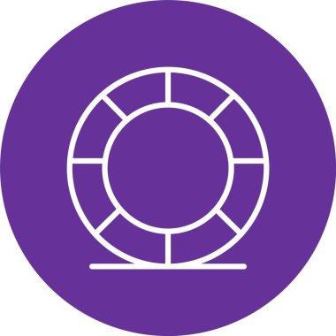 Döndürme Vektörü Simgesi Tasarımı