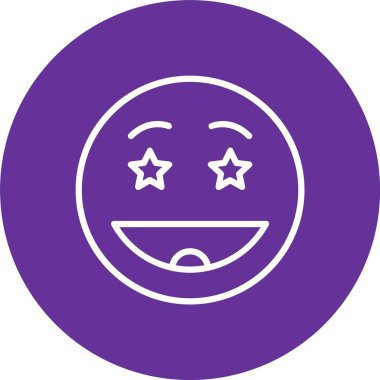 Heyecanlı Vektör Simgesi Tasarımı