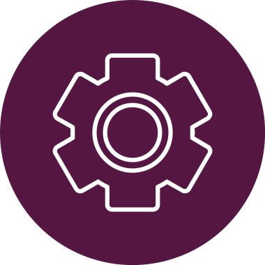 Gears'ı vektör simgesi tasarım