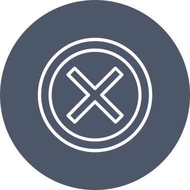 Cross Vector Icon Design