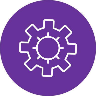 Cog Vector Icon Design