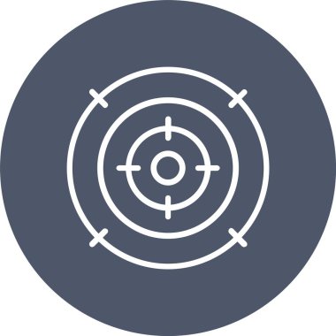 Hedef vektör simgesi tasarım