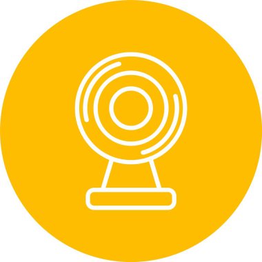 Web Cam Vektör Simgesi Tasarımı