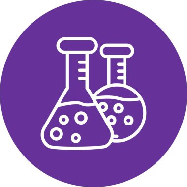 Flasks Vector Icon Design