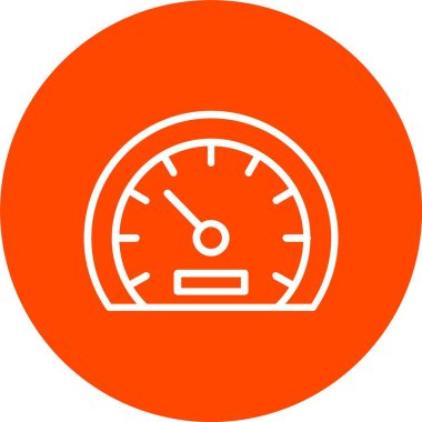 Speedometer Vector Icon Design