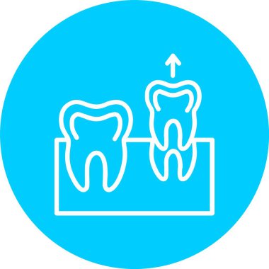 Diş Sil Vektör Simgesi Tasarımı