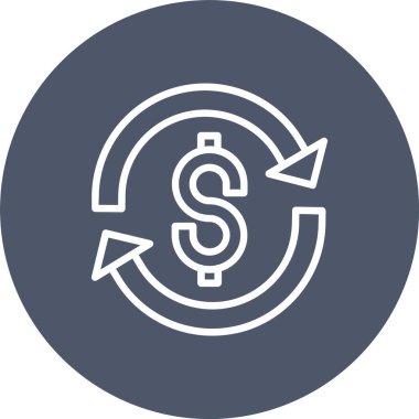 Money Exchange Vector Icon Design