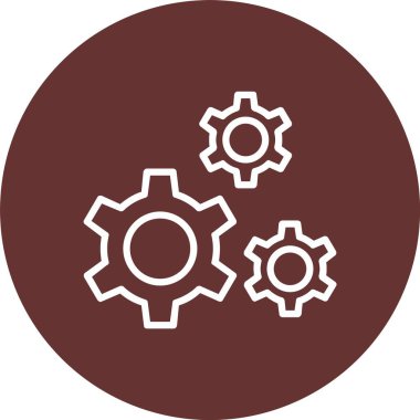 Mekanik Vektör Simgesi Tasarımı